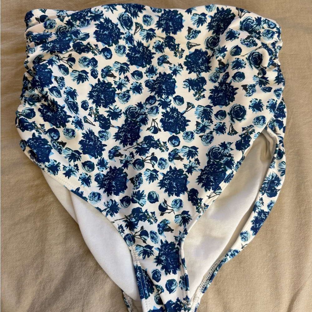Albion Floral High-Waisted Bikini Bottom